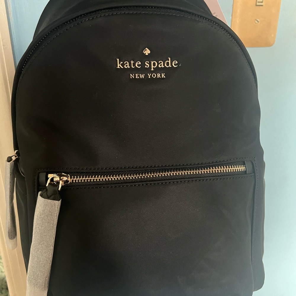 Kate spade black mini backpack - brand new with tags